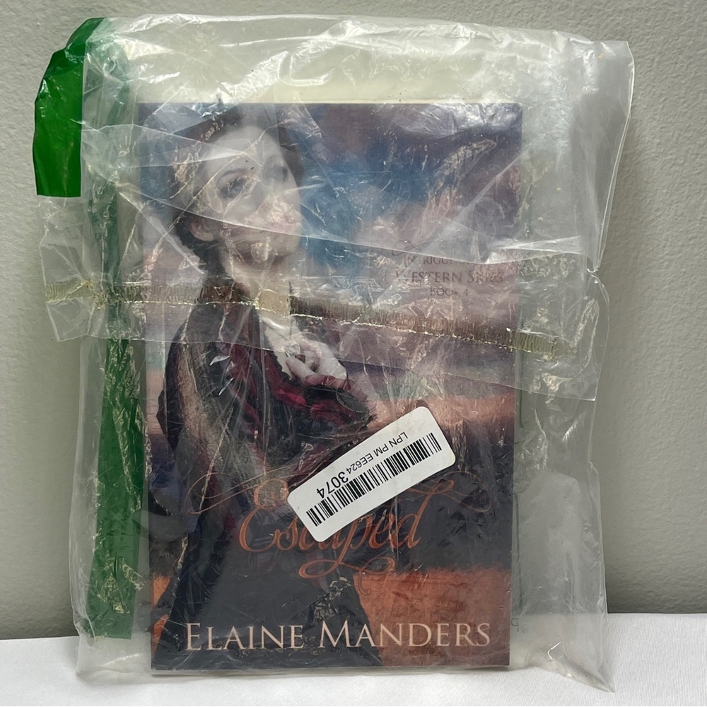 ESCAPED (INTRIGUE UNDER WESTERN SKIES) By Elaine Manders & Elaine Manders *NEW*